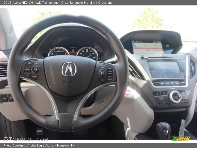 Graphite Luster Metallic / Graystone 2015 Acura MDX SH-AWD Technology