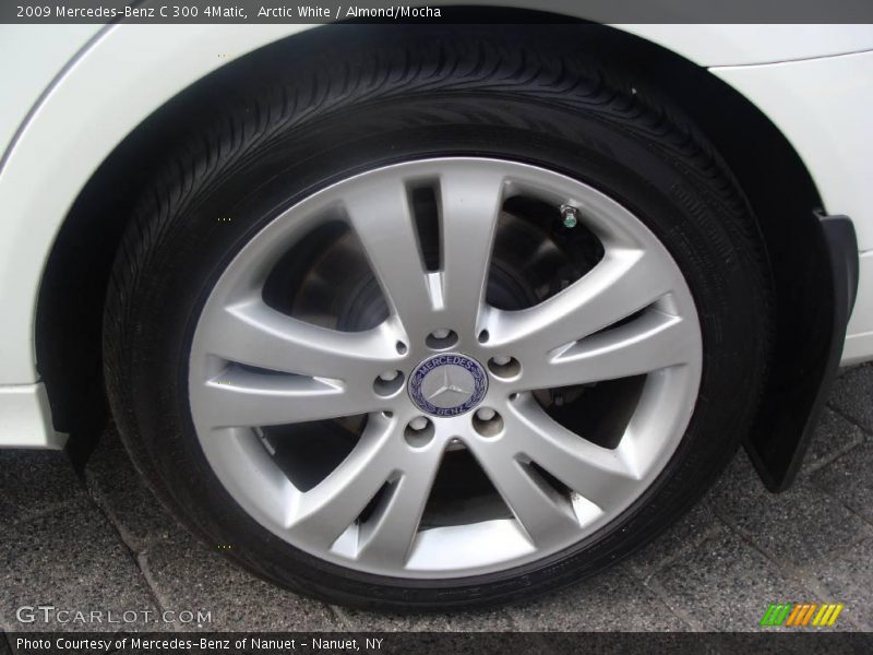 Arctic White / Almond/Mocha 2009 Mercedes-Benz C 300 4Matic
