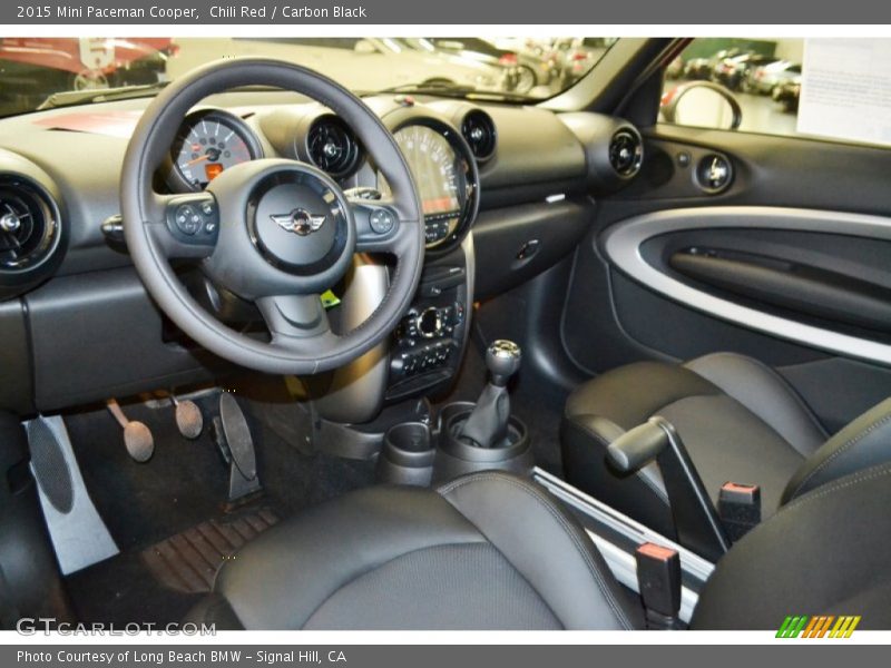  2015 Paceman Cooper Carbon Black Interior