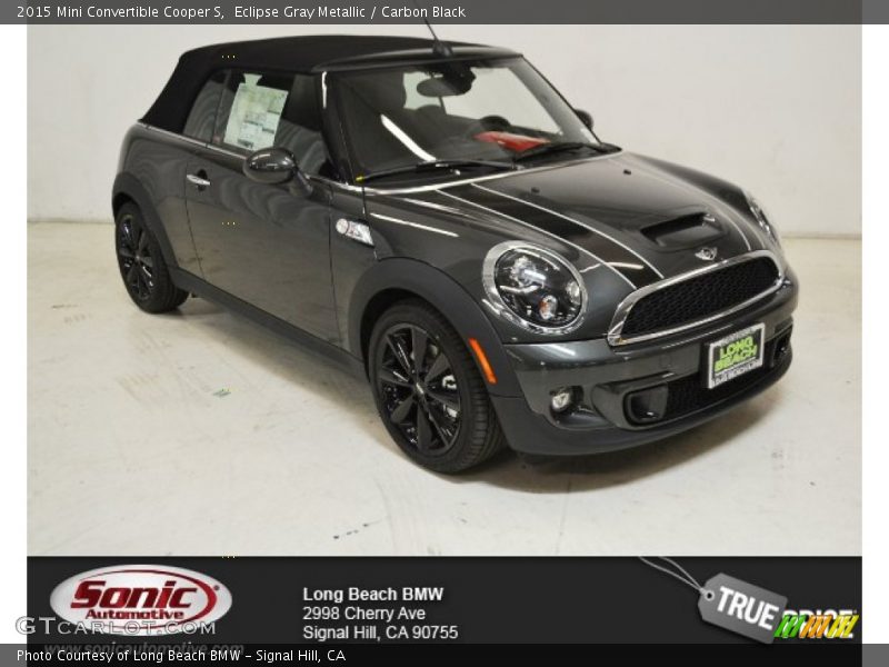 Eclipse Gray Metallic / Carbon Black 2015 Mini Convertible Cooper S