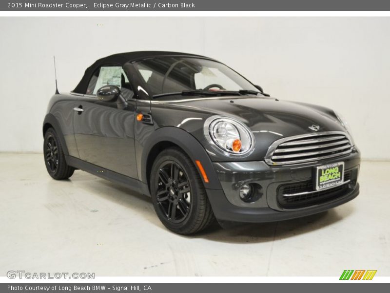  Eclipse Gray Metallic / Carbon Black 2015 Mini Roadster Cooper