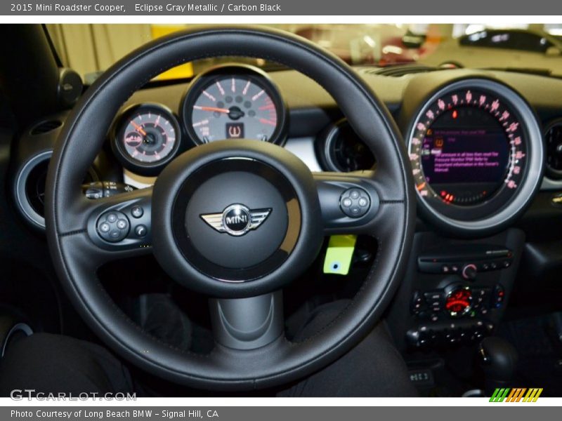  Eclipse Gray Metallic / Carbon Black 2015 Mini Roadster Cooper