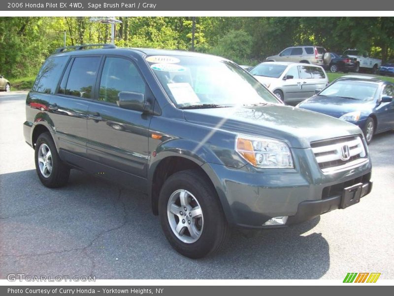 Sage Brush Pearl / Gray 2006 Honda Pilot EX 4WD