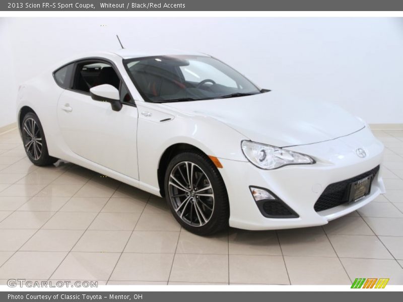 Whiteout / Black/Red Accents 2013 Scion FR-S Sport Coupe