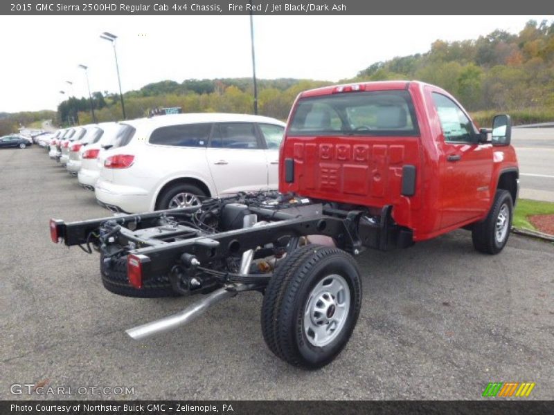 Fire Red / Jet Black/Dark Ash 2015 GMC Sierra 2500HD Regular Cab 4x4 Chassis