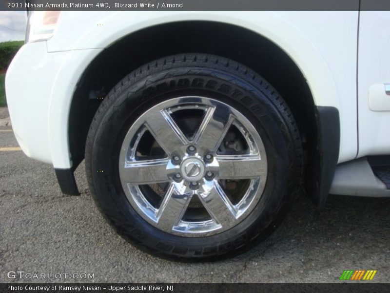 Blizzard White / Almond 2011 Nissan Armada Platinum 4WD