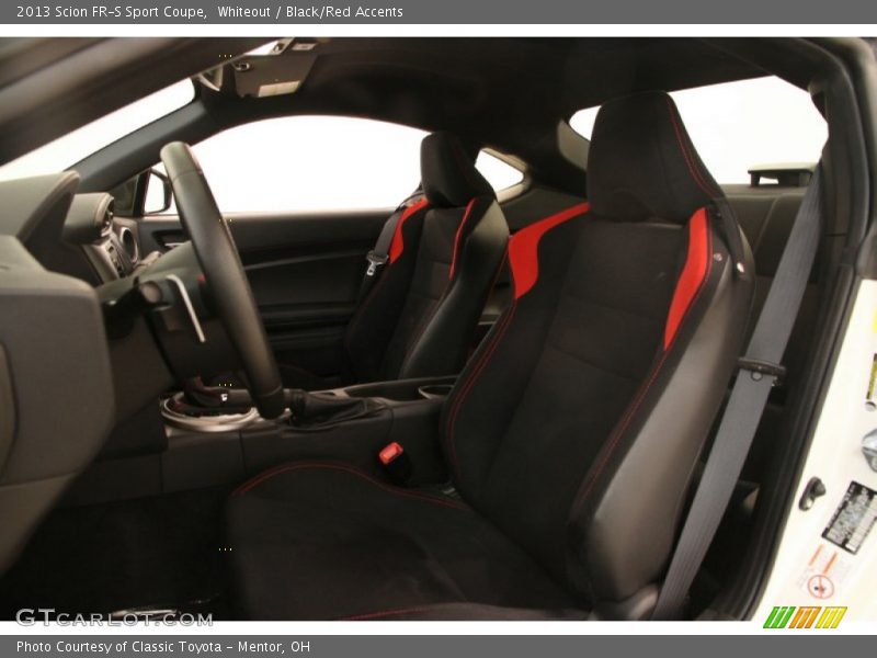 Whiteout / Black/Red Accents 2013 Scion FR-S Sport Coupe