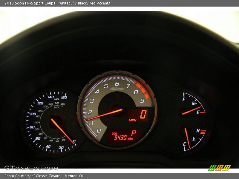 Whiteout / Black/Red Accents 2013 Scion FR-S Sport Coupe