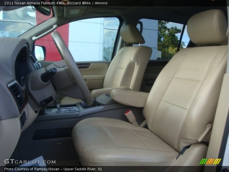 Blizzard White / Almond 2011 Nissan Armada Platinum 4WD