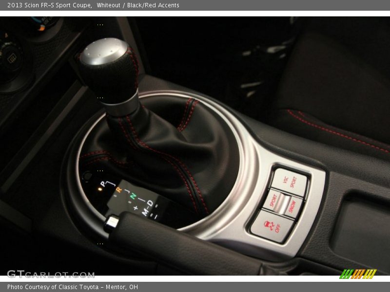 Whiteout / Black/Red Accents 2013 Scion FR-S Sport Coupe