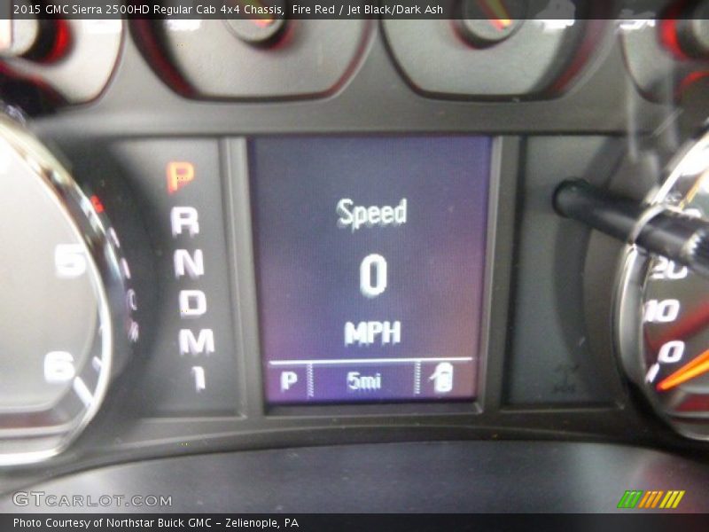 Fire Red / Jet Black/Dark Ash 2015 GMC Sierra 2500HD Regular Cab 4x4 Chassis