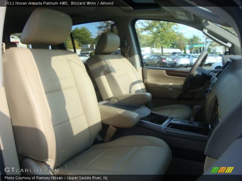 Blizzard White / Almond 2011 Nissan Armada Platinum 4WD