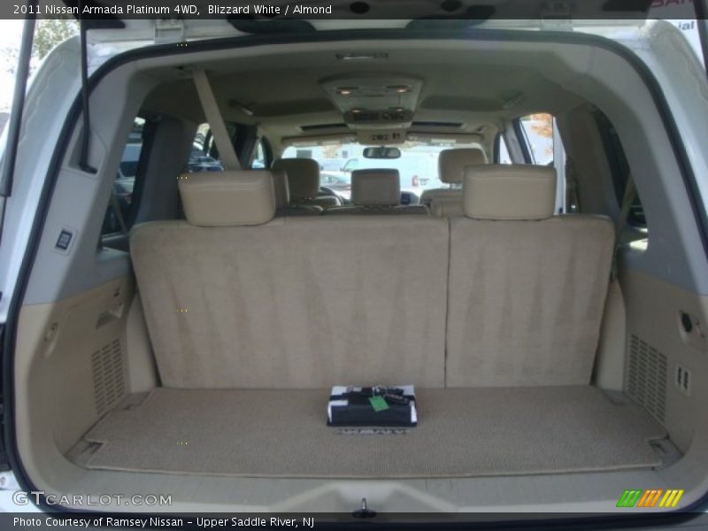 Blizzard White / Almond 2011 Nissan Armada Platinum 4WD