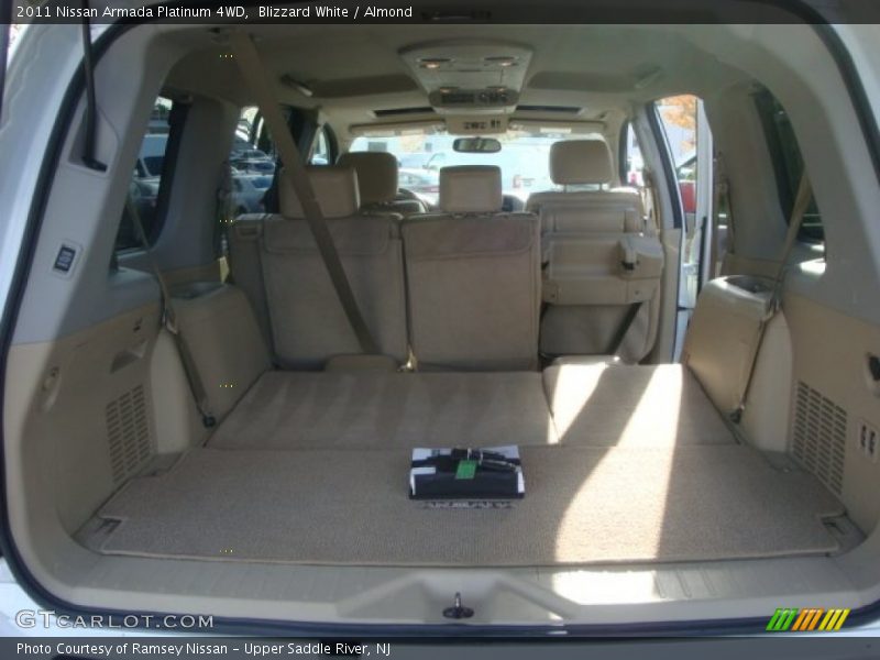 Blizzard White / Almond 2011 Nissan Armada Platinum 4WD