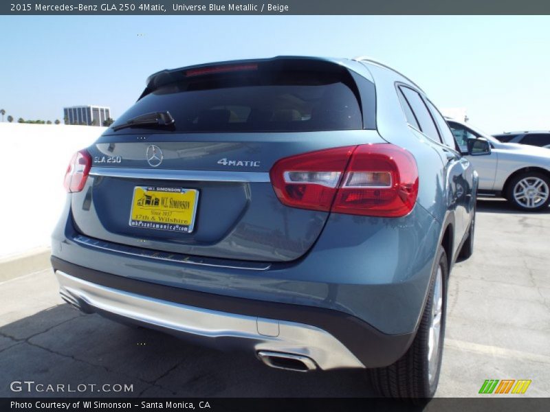 Universe Blue Metallic / Beige 2015 Mercedes-Benz GLA 250 4Matic