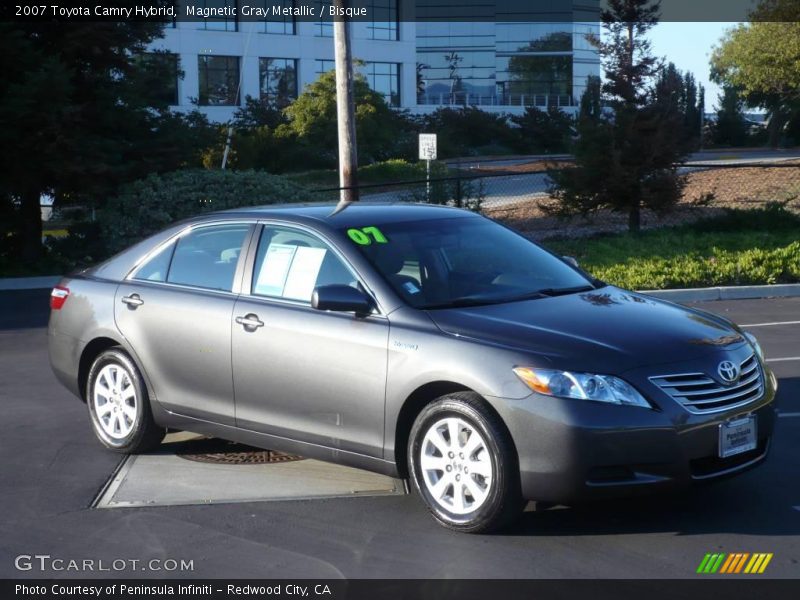 Magnetic Gray Metallic / Bisque 2007 Toyota Camry Hybrid