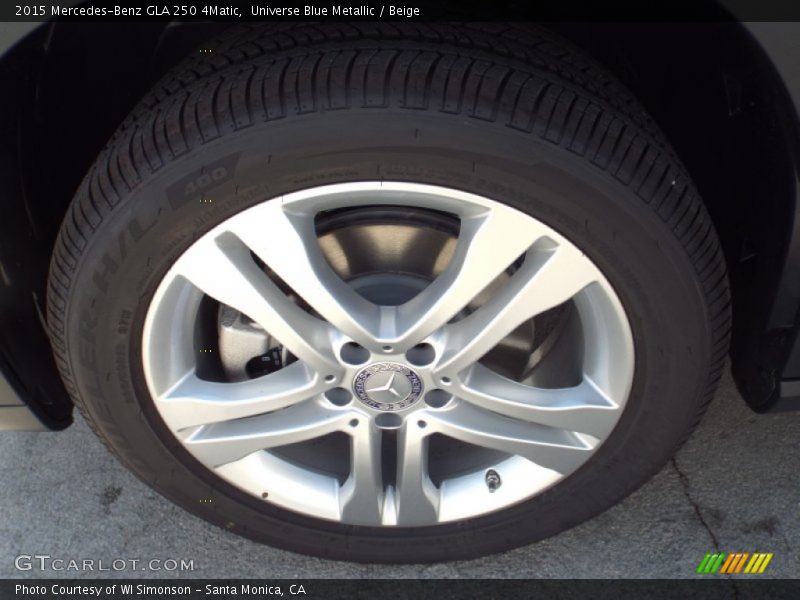 Universe Blue Metallic / Beige 2015 Mercedes-Benz GLA 250 4Matic