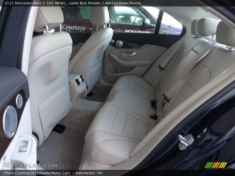Lunar Blue Metallic / Almond Beige/Mocha 2015 Mercedes-Benz C 300 4Matic