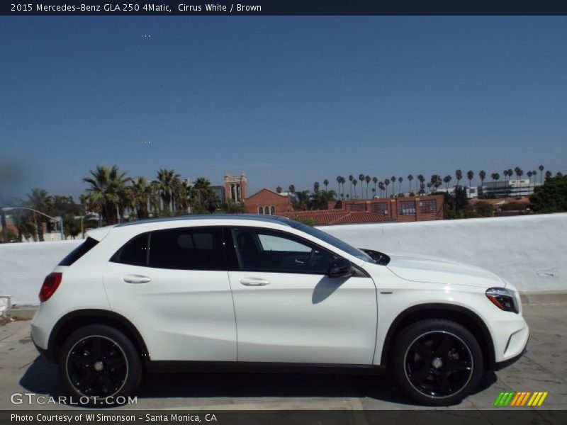 Cirrus White / Brown 2015 Mercedes-Benz GLA 250 4Matic