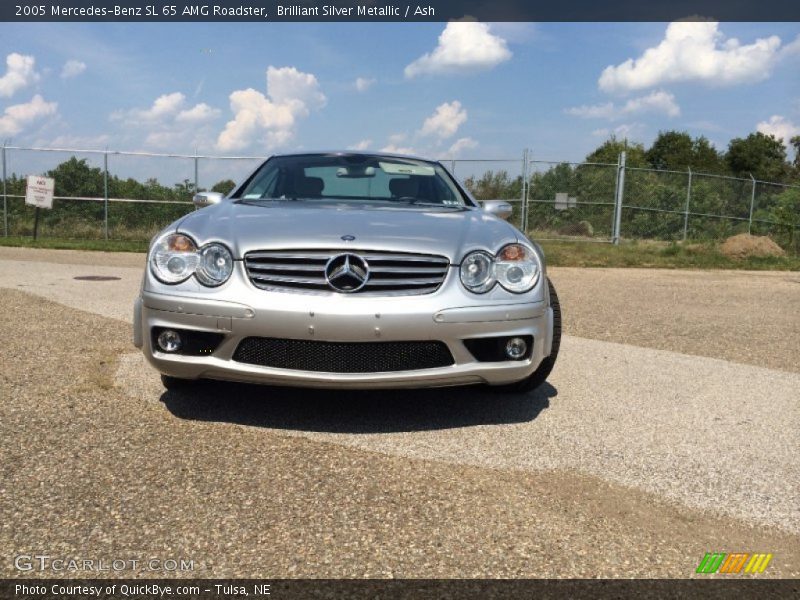 Brilliant Silver Metallic / Ash 2005 Mercedes-Benz SL 65 AMG Roadster