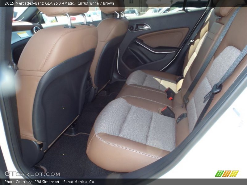 Cirrus White / Brown 2015 Mercedes-Benz GLA 250 4Matic