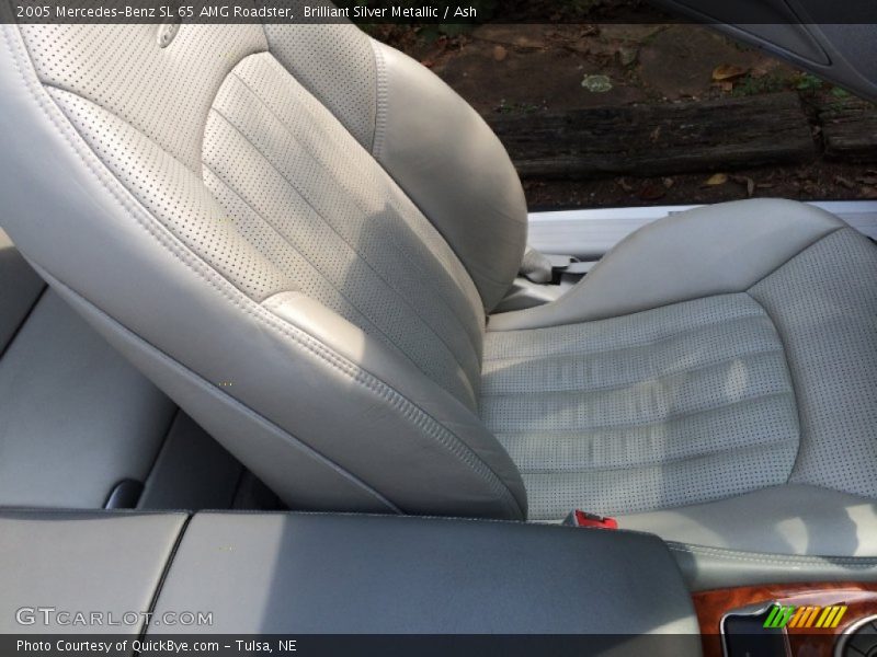 Brilliant Silver Metallic / Ash 2005 Mercedes-Benz SL 65 AMG Roadster