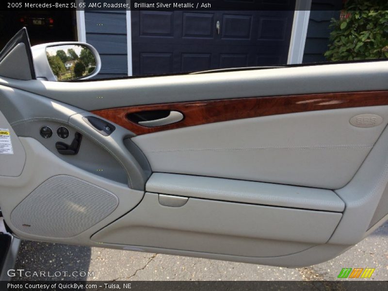 Brilliant Silver Metallic / Ash 2005 Mercedes-Benz SL 65 AMG Roadster