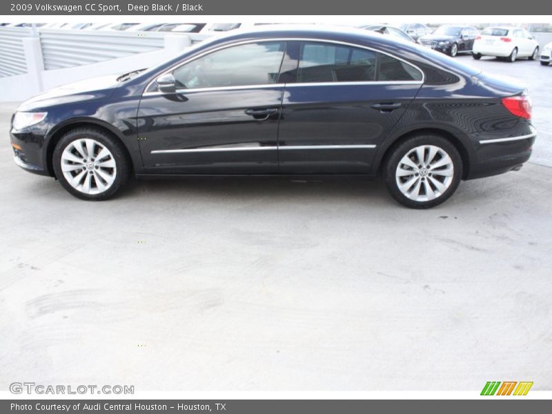 Deep Black / Black 2009 Volkswagen CC Sport