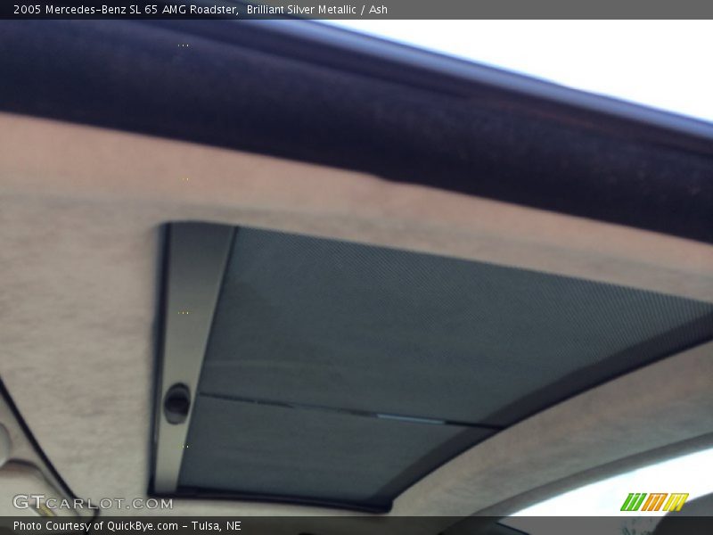 Brilliant Silver Metallic / Ash 2005 Mercedes-Benz SL 65 AMG Roadster