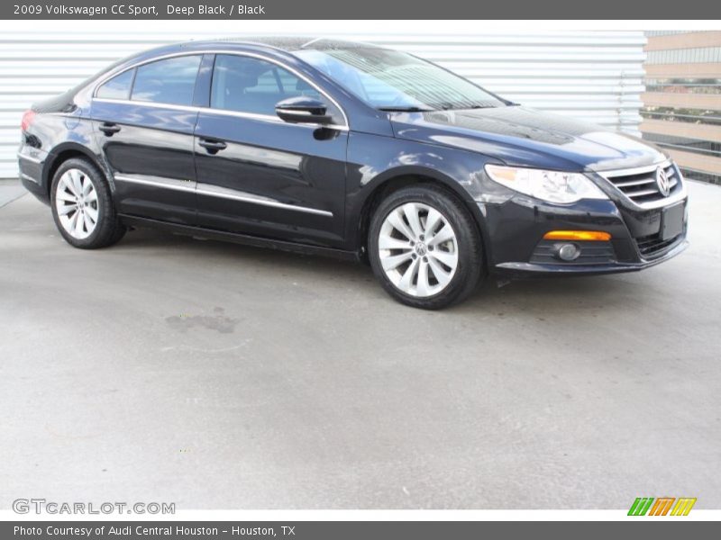 Deep Black / Black 2009 Volkswagen CC Sport