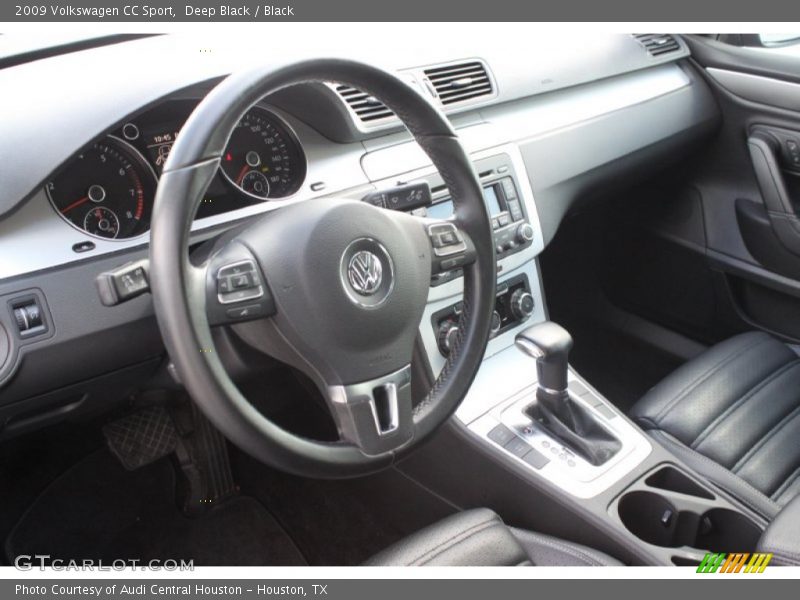 Deep Black / Black 2009 Volkswagen CC Sport