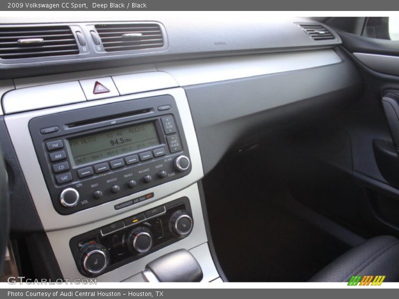 Deep Black / Black 2009 Volkswagen CC Sport