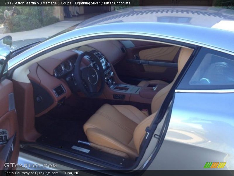  2012 V8 Vantage S Coupe Bitter Chocolate Interior