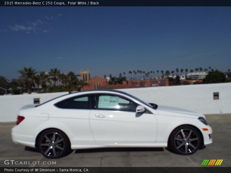 Polar White / Black 2015 Mercedes-Benz C 250 Coupe