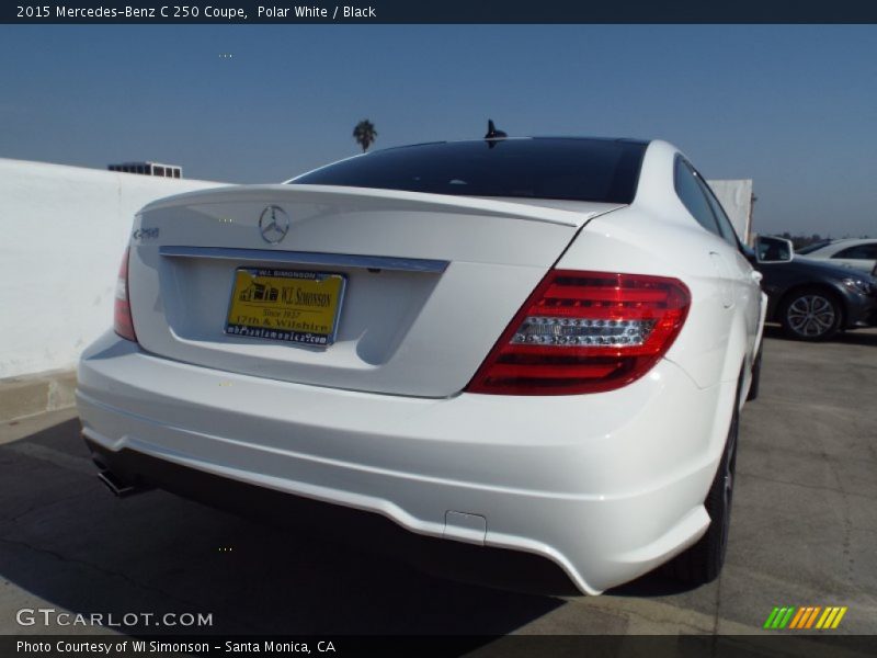 Polar White / Black 2015 Mercedes-Benz C 250 Coupe