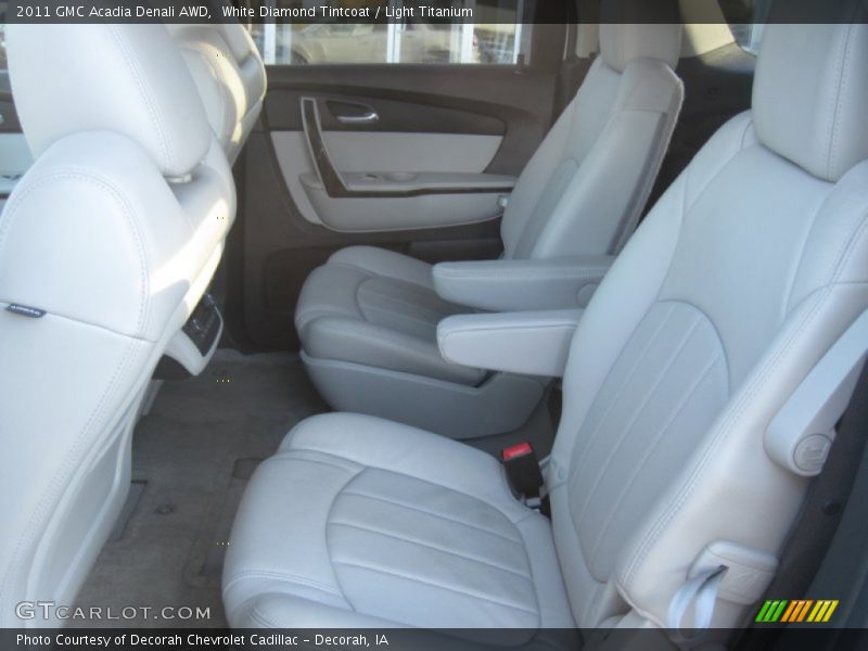 White Diamond Tintcoat / Light Titanium 2011 GMC Acadia Denali AWD
