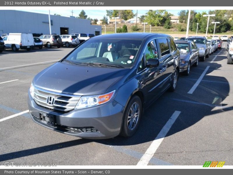 Polished Metal Metallic / Gray 2012 Honda Odyssey EX-L