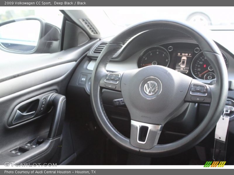 Deep Black / Black 2009 Volkswagen CC Sport