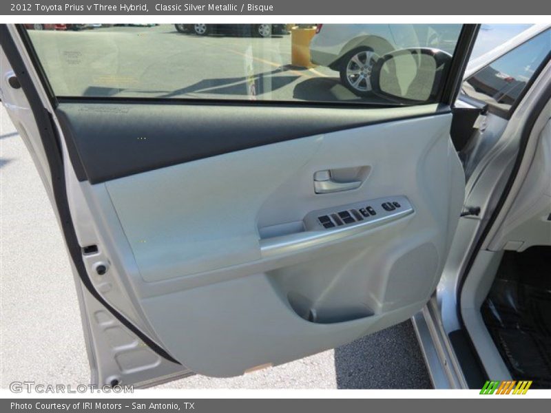 Classic Silver Metallic / Bisque 2012 Toyota Prius v Three Hybrid