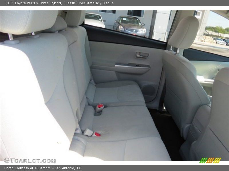 Classic Silver Metallic / Bisque 2012 Toyota Prius v Three Hybrid