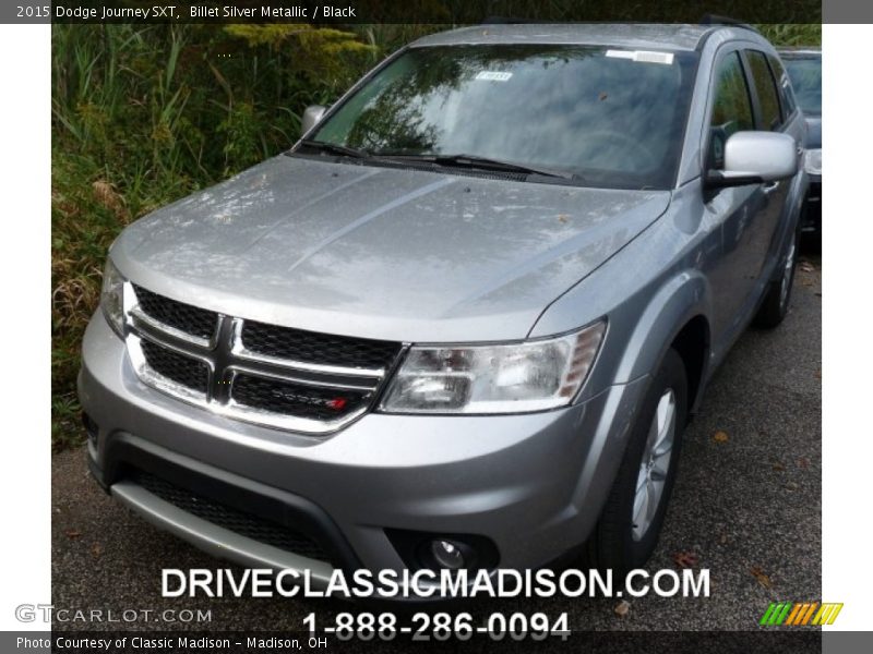 Billet Silver Metallic / Black 2015 Dodge Journey SXT