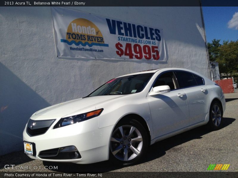 Bellanova White Pearl / Ebony 2013 Acura TL