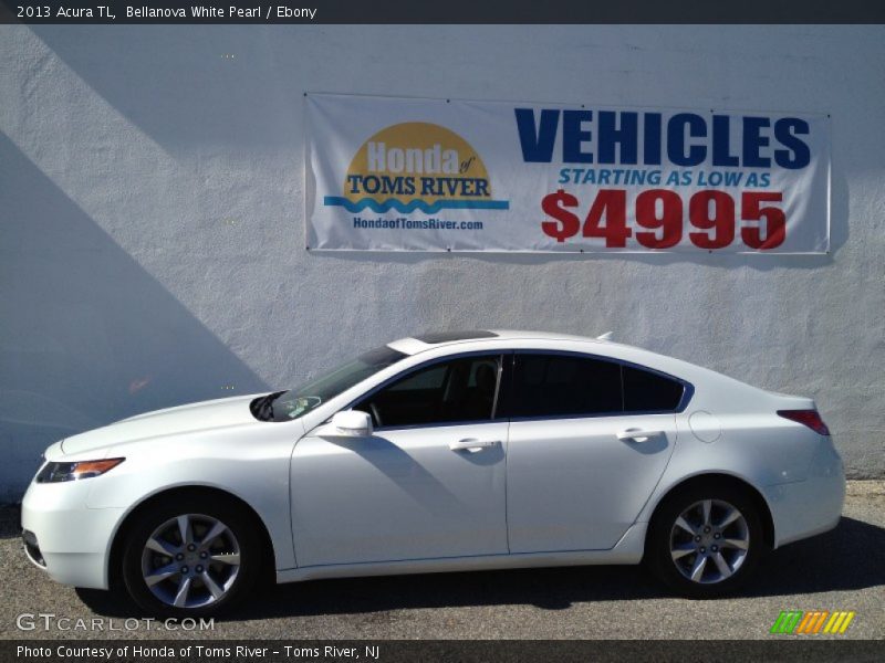 Bellanova White Pearl / Ebony 2013 Acura TL