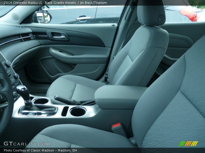Black Granite Metallic / Jet Black/Titanium 2014 Chevrolet Malibu LS