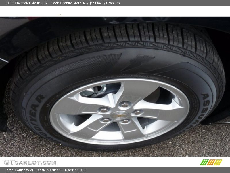 Black Granite Metallic / Jet Black/Titanium 2014 Chevrolet Malibu LS