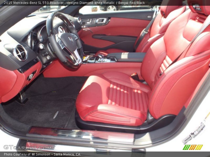 Front Seat of 2015 SL 550 Roadster
