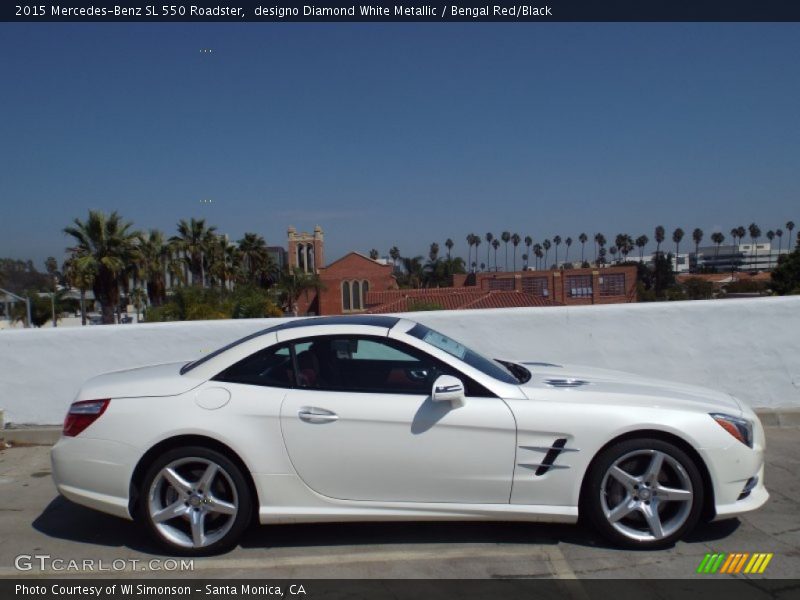  2015 SL 550 Roadster designo Diamond White Metallic