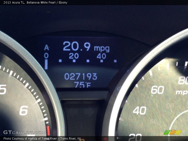 Bellanova White Pearl / Ebony 2013 Acura TL