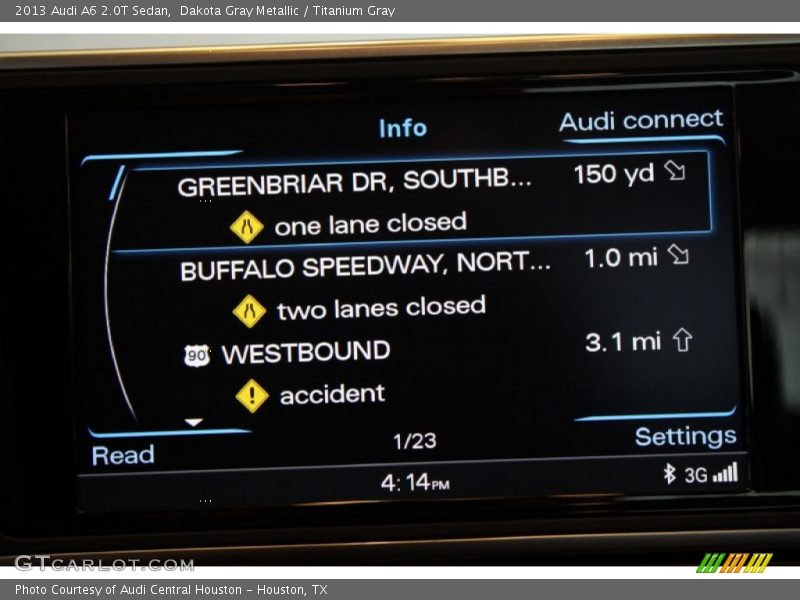 Dakota Gray Metallic / Titanium Gray 2013 Audi A6 2.0T Sedan