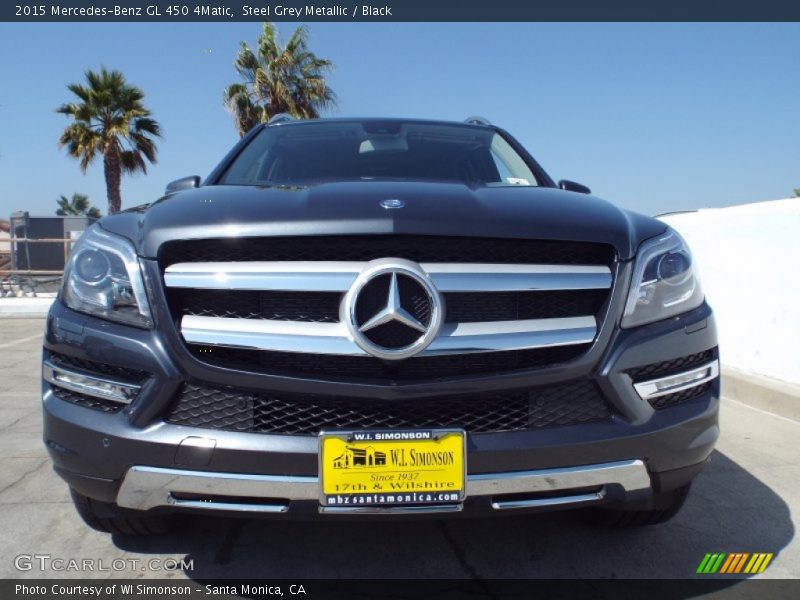 Steel Grey Metallic / Black 2015 Mercedes-Benz GL 450 4Matic